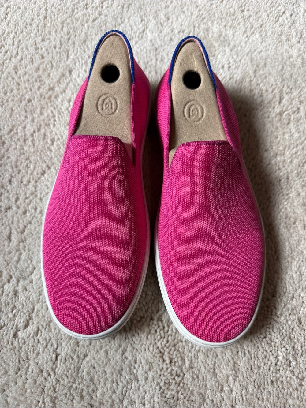 Rothy's Women's Slip-On Sneakers in Hot Pink